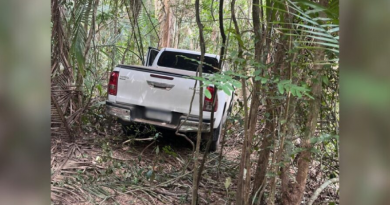 Camionete roubada em Marabá