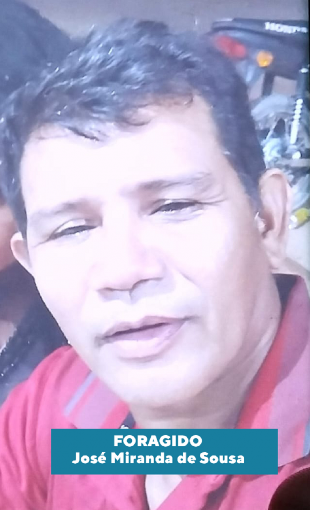 Suspeito Jose Miranda de Sousa, de 50 anos, segue foragido | Foto: Divulgação | PMPA