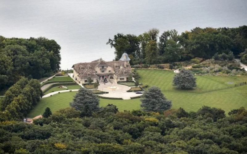 Casa da família do piloto na Suíça | Foto: Reprodução/X