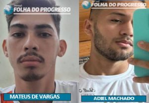 Mateus de Vargas e Adiel Machado (foto>Reprodução)