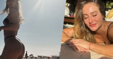 Bruna Griphao posa de biquíni fio dental e arranca suspiros